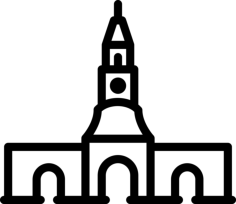 Clock Tower Vinyl Cutting Svg File, Free Vectors File